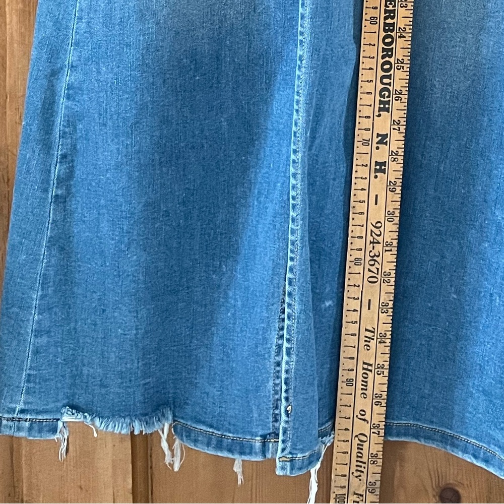 Francesca’s Long Denim Skirt with slit - Picture 3 of 7